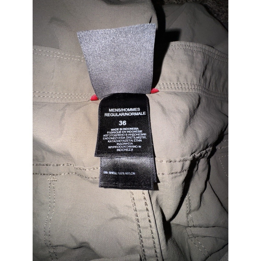 The North Face Men's Green Slash‎ Pocket Outdoor Casual Cargo Shorts Size 36 - Picture 7 of 7